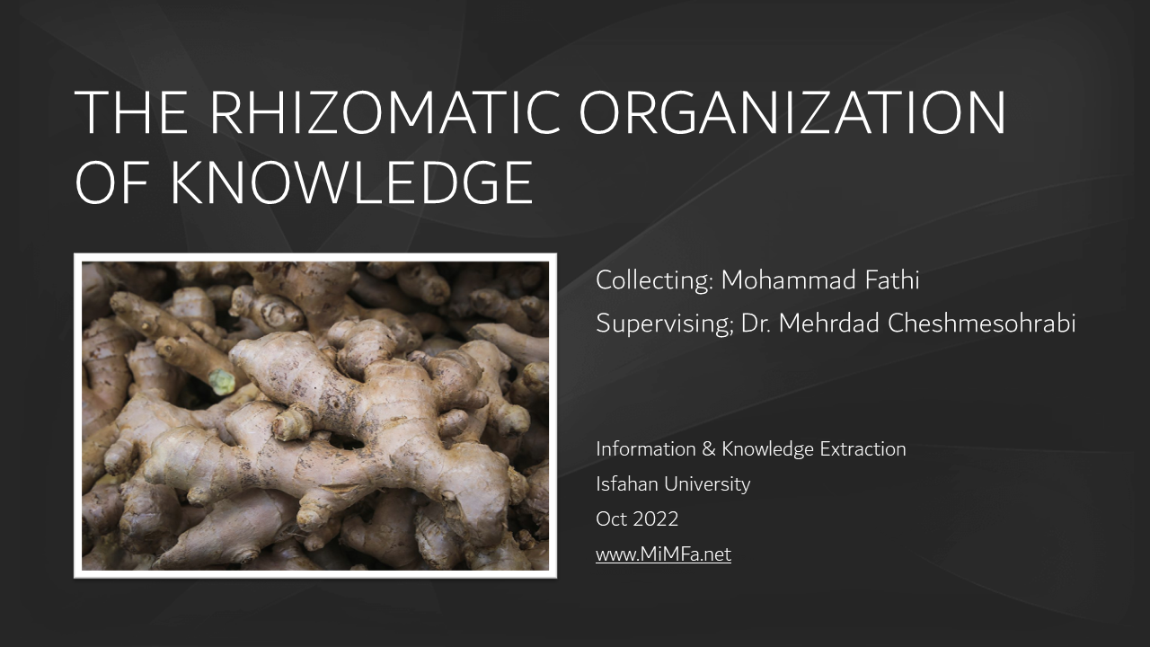Rhizomatic Knowledge Structure